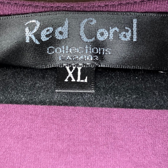 NWOT Red Coral Collections Long Sleeve Purple Shirt - Picture 3 of 5